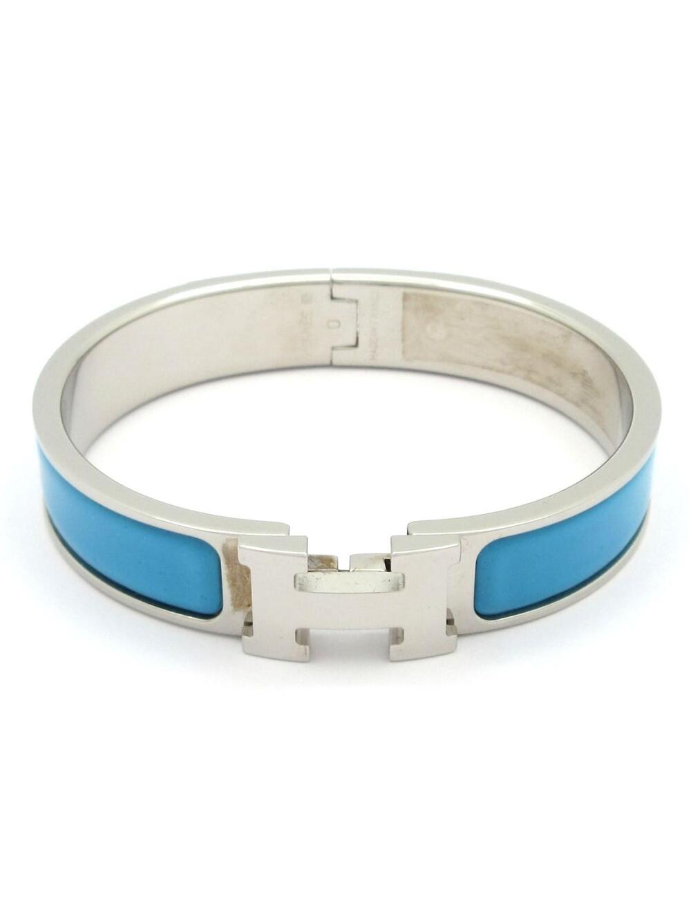 Hermes Clic H Silver Light Blue #349910H77B